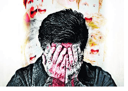 abused man